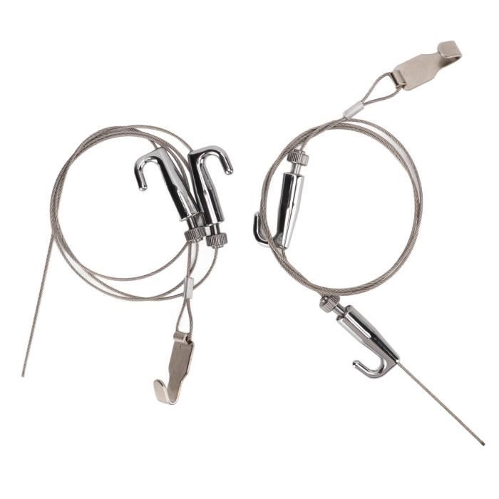 KIT DE SUSPENSION Photo Professionnel Crochets Et Clous En Acier