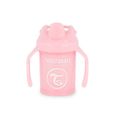 Twistshake Mini gobelet anti-éclaboussures - Bébé -Bec souple-Mixeur de fruits-230 ml-Tasse de sevrage anti-fuite-Sans BPA-4m+-Rose-1