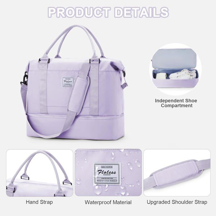 METIO - Sac à Bagage à main EasyJet 45x36x20 cm - Sac de voyage pliable et étanche 30L