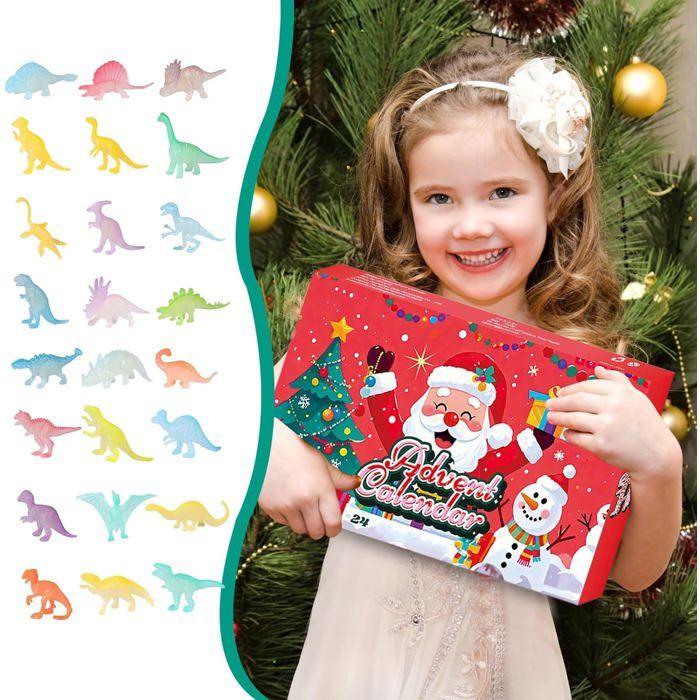Calendrier De L'Avent Dinosaure, Calendrier Avent 2022 Pour Enfants