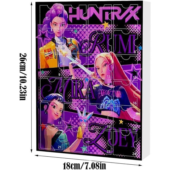 Calendrier De L'Avent 2025 Pour Fille, Calendrier De Noël 24 Jours, Compte à Rebours De Noël, Cadeau Licorne Pour Enfants, Filles, Accessoires De