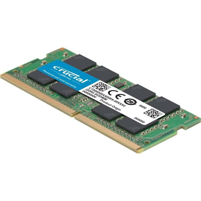 Crucial RAM CT8G4SFRA32A 8Go DDR4 3200MHz CL22 (ou 2933MHz ou 2666MHz)  Memoire Portable - Cdiscount Informatique