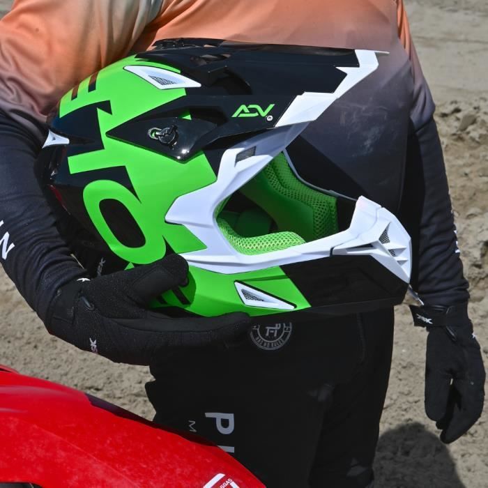 Kit Casque Motocross Enfant Et Adulte – Intégral MTB, Avec Lunettes, Gants Et Masque, Coque ABS Doublure EPS, Tailles S à XL, Certifié DOT/ECE