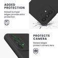 Coque pour Samsung A33 5G Silicone Liquide Antichoc Slim Protection Noir-2