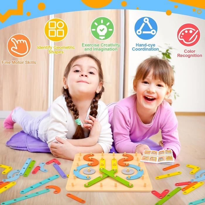 Jeux Montessori-Jeu Enfant 3 4 5 Ans-Quiet Book-Jouet en Bois-Casse  Tete-Carte Puzzle éducatif-Smart Memory-Cadeau Fille - Cdiscount Jeux -  Jouets