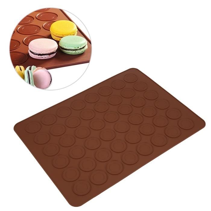 2 Tapis Silicone Pour Macarons - 30 Alvéoles Chacun, Antiadhésif, Résistant à La Chaleur - 3