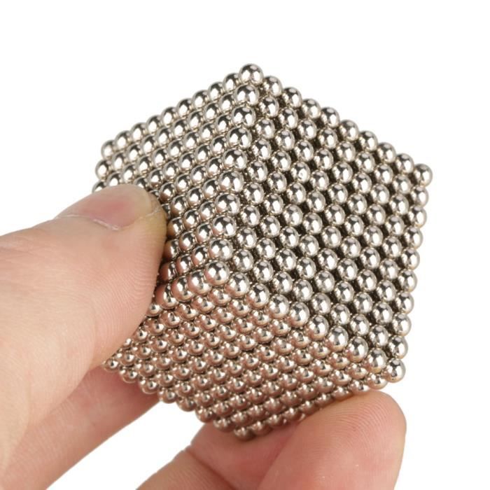 Cube magique magnétique (1000 billes) diamètre: 3mm HB001 - Cdiscount Jeux  - Jouets