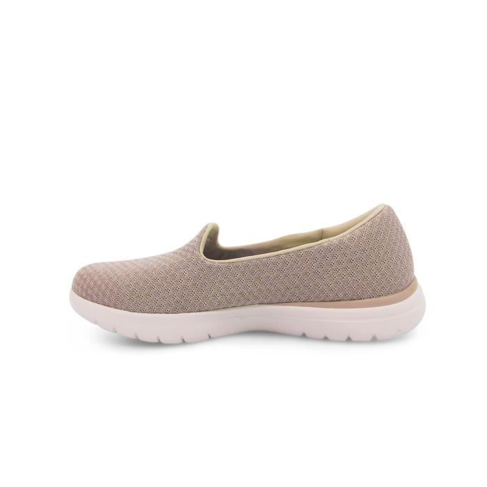 Baskets SKECHERS ON THE GO FLEX Beige A lastique Adulte