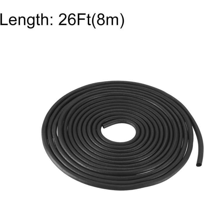 METALLIXITY Bande D'étanchéité En Caoutchouc Mousse (3 Mm De Diamètre X 6 M De Long) 1 Pièce