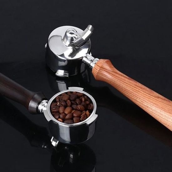 Porte-filtre Sans Fond 51 Mm Pour Machine à Café De'Longhi Dedica (EC680, EC685, Etc.) - Compatible Aussi Avec SMEG ECF01 - Inclut Cuillère, Brosse, Passoire - 8