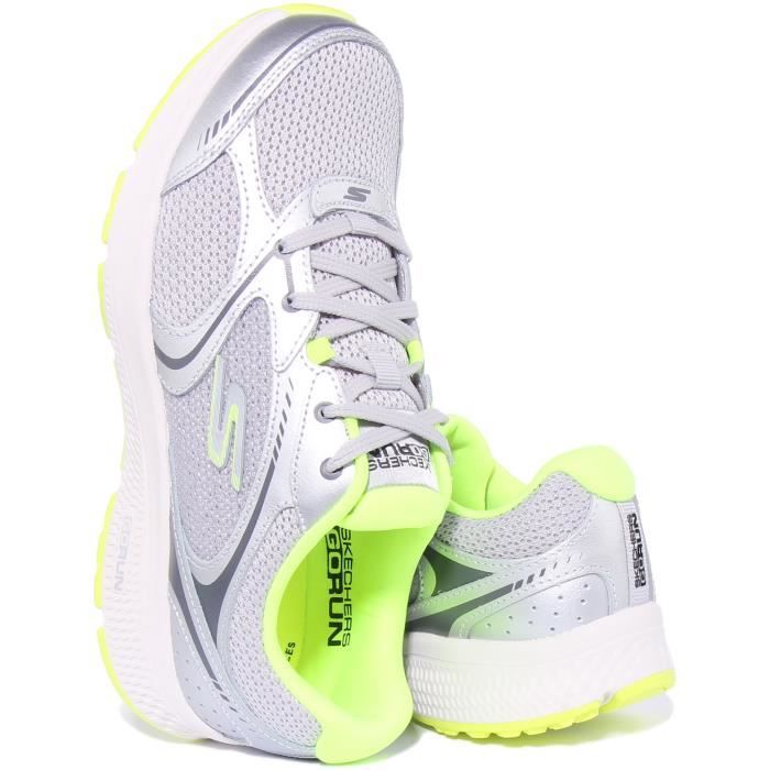 Skechers go run online 7 femme jaune