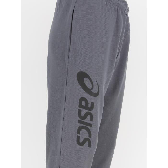 Pantalon de survetement Sigma Asics Gris anthracite fonce Taille elastique Look sportif