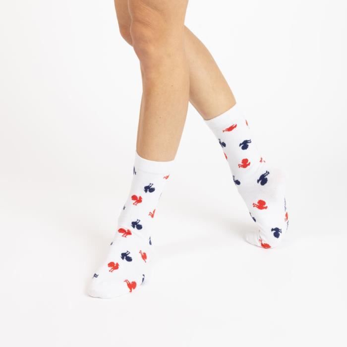 Chaussettes OFFICIELLES FRANCE RUGBY COQS LABEL CHAUSSETTE