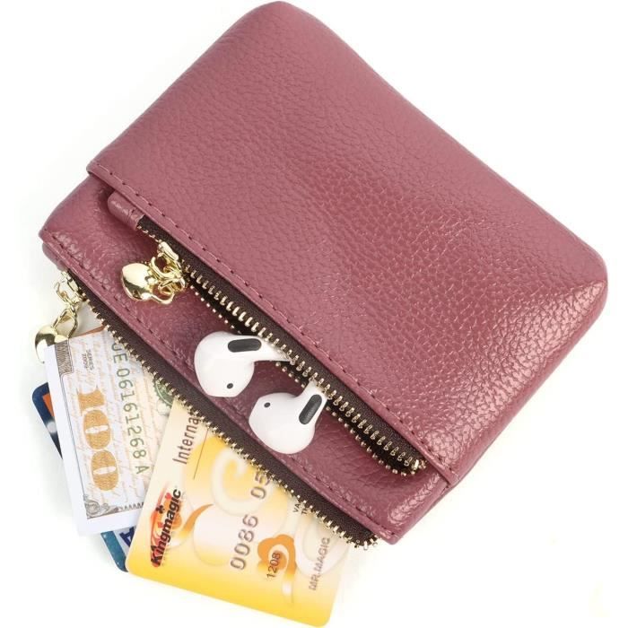 Syl'la Cercle Porte Chequier Long Cuir Rouge - Organisateur Élégant Femme