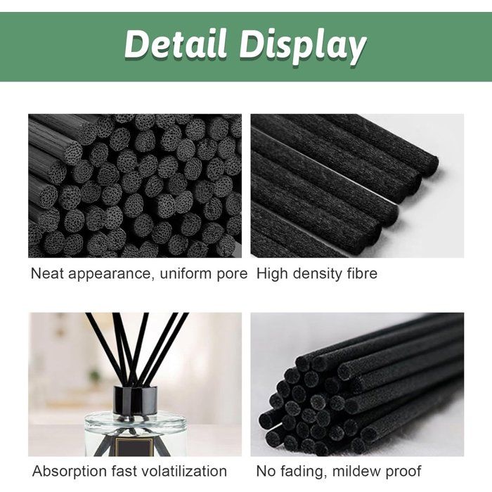 40 Bâtonnets Filtrants En Coton Pour Humidificateur - Recharges Pour Diffuseurs Brumisation USB - 7