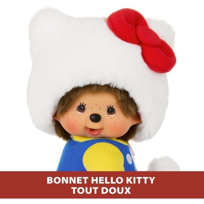 Peluche BANDAI Monchhichi SE205035 Hello Kitty Assis 20
