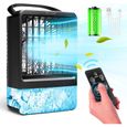 Climatiseur mobile 4000mAh 4 en 1 3 vitesses minuterie