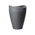 Scheurich 54267 254/67 Wave Globe High Pot de Fleurs Plastique Granit Noir 51 x 51 x 67 cm-0