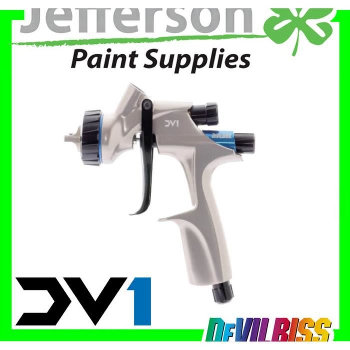 Devilbiss DV1+1.3 Basecoat Spray Gun Base Gun 600ml cup for car paint