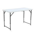 Table pliante portable de camping - MOB EVENT PRO - 122 cm - 4 places - Acier et PEHD