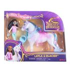 SPINMASTER Figurines Layla + Glacier - 5 accessoires inclus - dès 4 ans - L'École des Licornes
