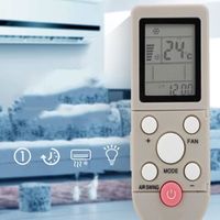 ZJCHAO télécommande pour climatiseur pour AUX Télécommande universelle pour climatiseur ABS pour AUX YKR-F / 001 YKR-F / 09R /