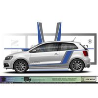 Volkwagen Polo WRC rally Kit Complet - Tuning Sticker Autocollant Graphic Decals
