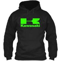 Sweat-shirt à capuche imprimé 3D pour homme Kawasaki - Course de moto décontractée
