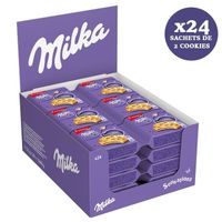 MILKA Cookies Sensations aux Pépites de Chocolat 24 paquets x 52 g