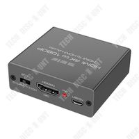 TD® Convertisseur HDMI 4K vers 1080P Régulateur de résolution haute à basse avec séparation audio Plug and Play largement