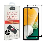 [2pack] Film de protection en Verre trempé bords noir pour Samsung Galaxy A13 5G [Toproduits®]
