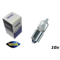 10 ampoules Vega® H6W BAX9S haute luminosité 125lm Halogène "Maxi" 12V