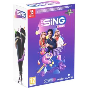 JEU NINTENDO SWITCH Let's Sing 2024 - Jeu Nintendo Switch - Avec 2 mic