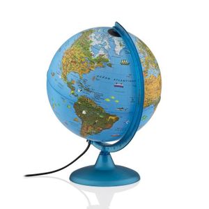 GLOBE TERRESTRE Globe terrestre ARCA lumineux 25 cm illustré pour enfant - TECNODIDATTICA