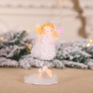 Anges et bonhommes de neige lumineux Suspendu Décorations de Noël Ruby Angel