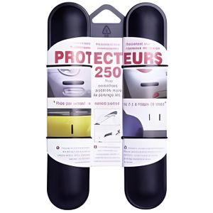 PROTECTION EXTÉRIEURE 2 Butoirs pare-chocs 25cm noirs