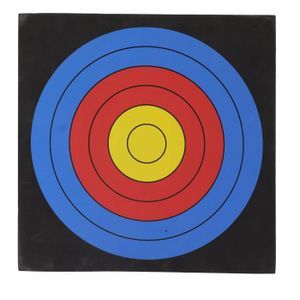 Cible de tir à l'arc ronde, cible de tir à l'arc en paille de 6 cm  d'épaisseur, 20 pouces de diamètre, accessoire de sport de - Cdiscount Jeux  - Jouets