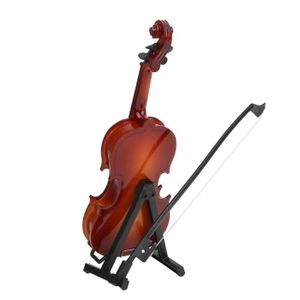 VIOLON Modèle de violon, ornement de violon, ornement de bureau artisanat d'instruments de musique Miniature pour enfants amis