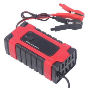 CHARGEUR DE BATTERIE Cikonielf chargeur de batterie de voiture intelligent Chargeur de batterie de voiture 12V 24V pour quincaillerie outil Prise UE