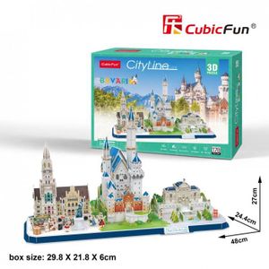 PUZZLE Puzzle 3D Bayern Allemagne - CUBICFUN - 178 pièces