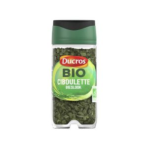 ÉPICES & HERBES LOT DE 4 - DUCROS - Ciboulette Bio - Herbes - pot de 4 g
