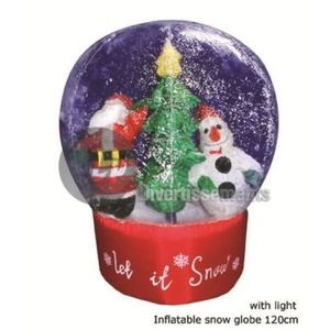 Boule à Neige Géante 1m20 Avec Soufflerie Et Jeu De Lumière