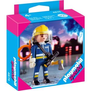 UNIVERS MINIATURE Playmobil Pompier avec hache