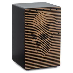 XDrum Cajon El Bajo Bass Port Cocoa Brown/Ebony Set Incl. Escuela De Cajon Y Funda