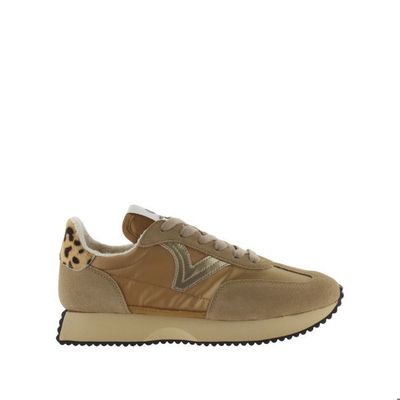 Sneakers Uomo Alta In Vera Pelle Gommata, Vitello E Tela Impermeabile Modello California Gomma Square Bianca Handmade