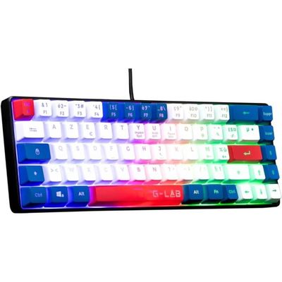 The G-LAB Keyz Carbon E Clavier Mécanique Gamer Azerty Blue Switches Ultra Préci