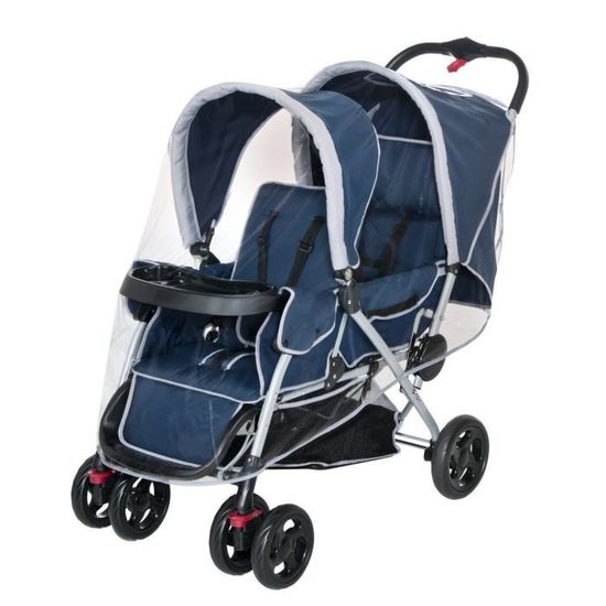 Poussette double baby relax 2025
