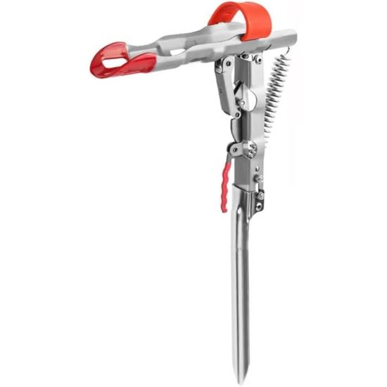 Lot De 2 Supports De Canne à Pêche Automatiques En Acier Inoxydable - Réglables