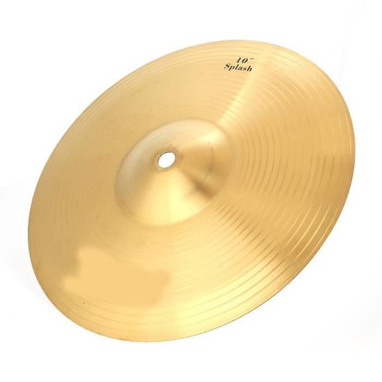 Cymbale Splash 10" En Laiton - Finition Traditionnelle Pour Batterie, Rock/metal/fusion