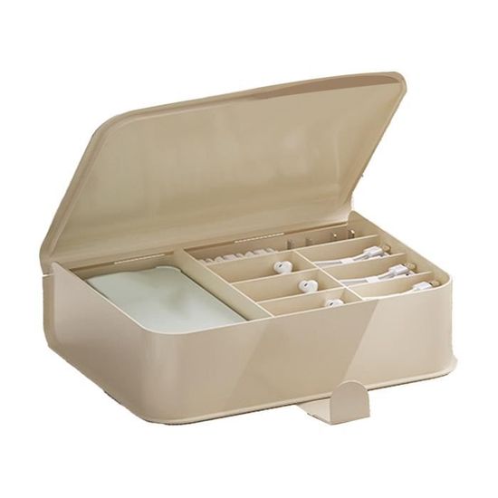 Organisateur Téléphones Bureau 2 Pièces – Boîte Mousse Compartiments, Protection Anti-Rayures, Idéal Famille & Bureau